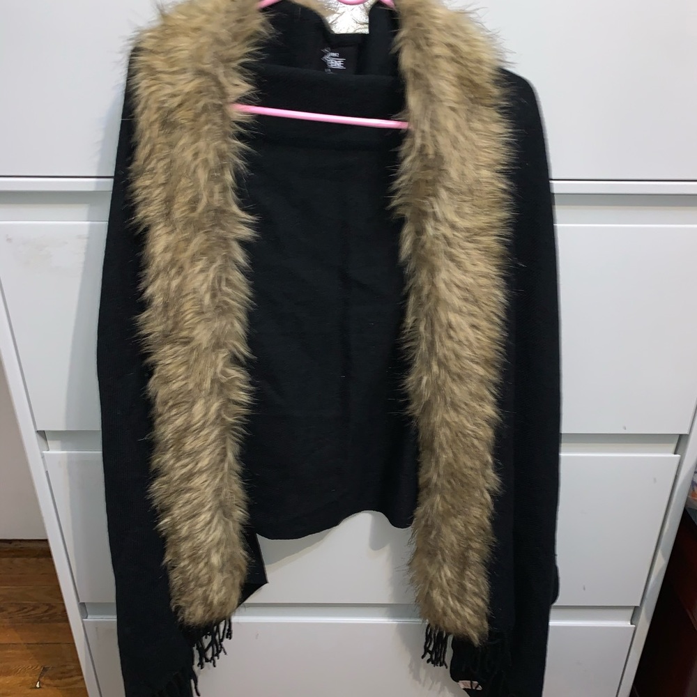 Furry, stylish scarf